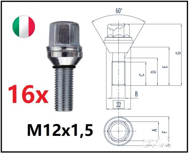 bulloni flottanti Fiat Grande Punto Opel Corsa