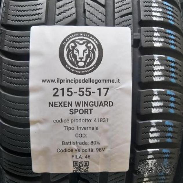 4 gomme 215 55 17 nexen a41831 - Foto 2