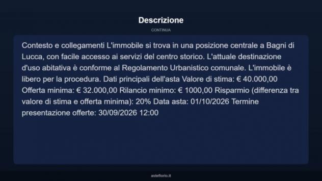 Immobile in asta di 60 m² in vendita a Bagni di Lucca - Foto 16