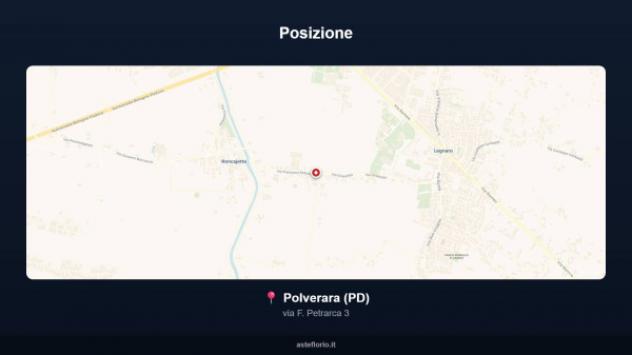 Immobile in asta di 220 m² con più di 5 locali e box auto in vendita a Polverara - Foto 3