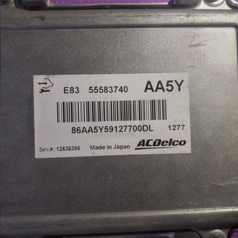 CENTRALINA MOTORE OPEL55583740 AA5Y ACDELCO E83 12636386 ECU OPEL CORSA D 1.2 B