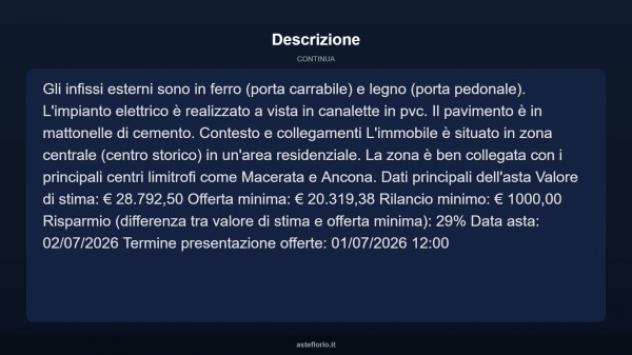Immobile in asta di 52 m² in vendita a Recanati - Foto 6