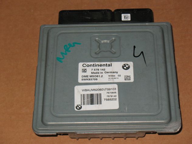 7579142 ECU CENTRALINA BMW E81 E82 E87 E88 MSD81.2 MSD812 7579142 5WK93709 - Foto 3