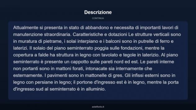 Immobile in asta di 192 m² con più di 5 locali in vendita a Castellafiume - Foto 18