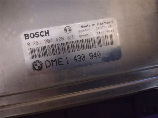 Centralina Motore Bmw Serie 3 E46 2004 0261204420 0261204420 centralina motore - Foto 4