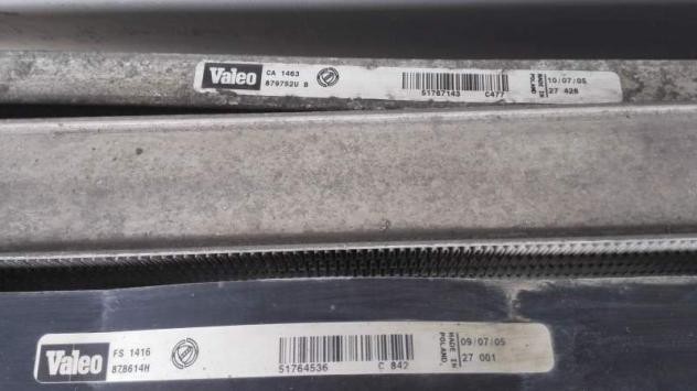 Radiatore Acqua Clima Ventola FIAT Panda 2 serie 1.3 Mjt 2005 - Foto 4
