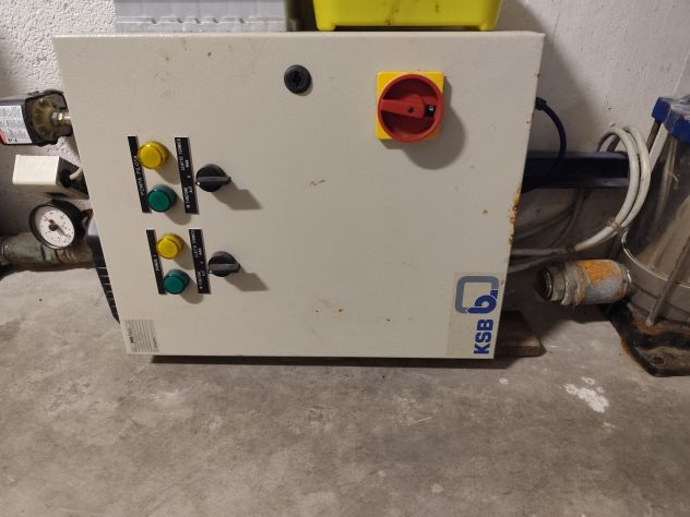 AUTOCLAVE Condominiale (usata) SKID_KSB DUE Pompe Master/Slave Armadietto Cont