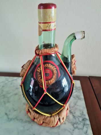Bottiglia ampolla vino Rosatello Ruffino da collezione