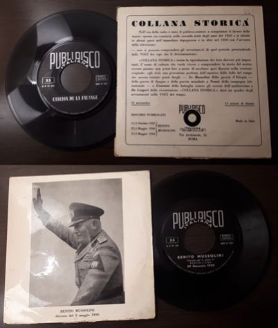BENITO MUSSOLINI, Discorso per la presa di BARCELLONA 29 gennaio 1939.
