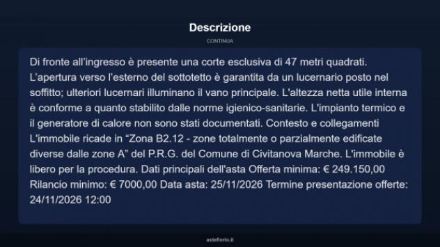 Immobile in asta di 272 m² con più di 5 locali in vendita a Civitanova Marche - Foto 12