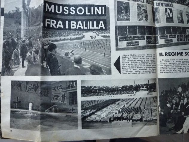 Fascicolo voci storiche-LA VOCE DI MUSSOLINI Nov.1959 con disco - Foto 6