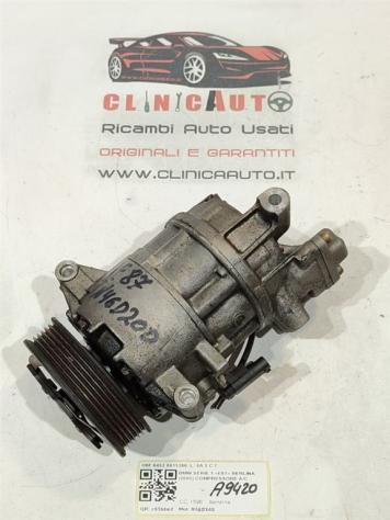 COMPRESSORE A/C BMW Serie 1 Serie (E87) 6452 6915380 N46D20D benzina 1995 (07) - Foto 3