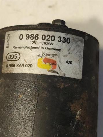 MOTORINO D' AVVIAMENTO VOLKSWAGEN Touran 2° Serie 0986020330 BSX bifuel/metano 1984 (0710) - Foto 2