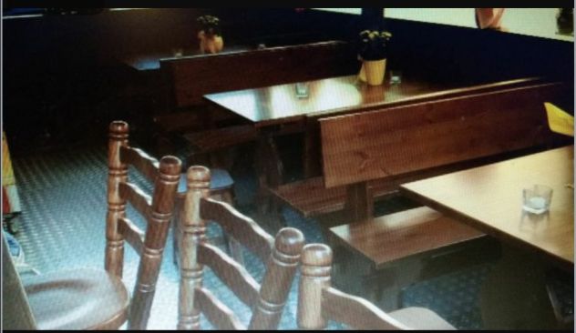 Panche in legno massello in pino per pub per irish pub - Foto 4