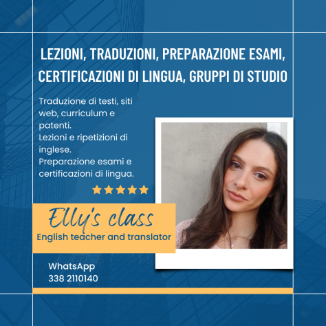 Lezioni di Inglese, traduzioni ed eventi in lingua.