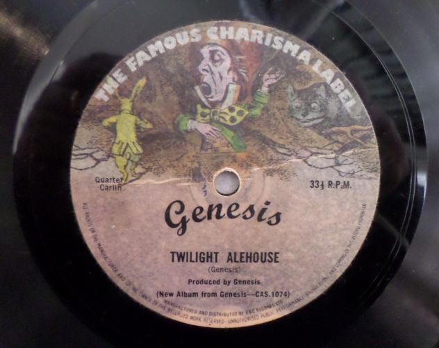 GENESIS - Twilight Alehouse - Flexi-disc CAS 1074 - 7" / 45 / 33 RPM 1973 UK