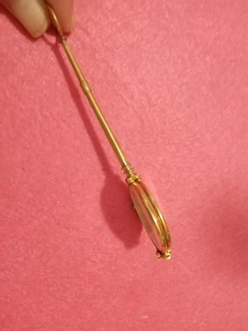 Antichi Occhiali D'epoca A Scatto Pieghevoli In Oro Giallo 14K - Foto 5