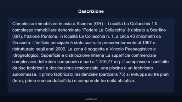 Immobile in asta di 1316 m² in vendita a Scarlino - Foto 4