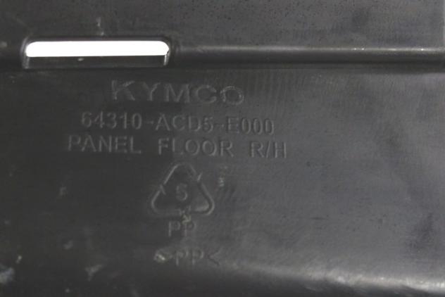 KYMCO DOWNTOWN 350 TCS 64310ACD5E000 PEDANA DESTRA 21 - 23 RIGHT FOOTBOARD - Foto 3