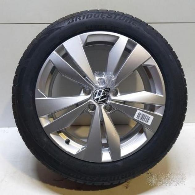 4 gomme e cerchi vw bridgestone 215 55 18 a35549 - Foto 8