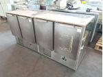2 tavoli frigo inox per bevande usati