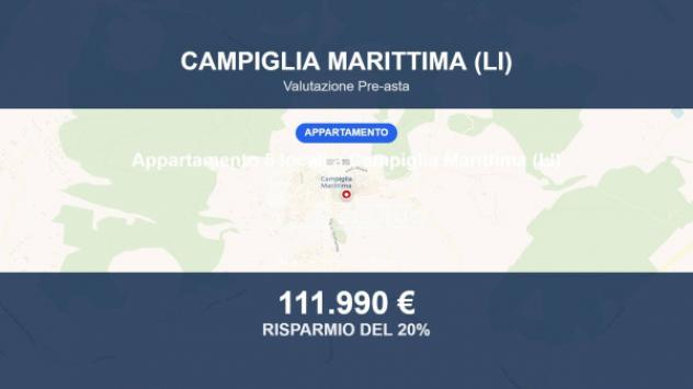 Immobile in asta di 94 m² in vendita a Campiglia Marittima