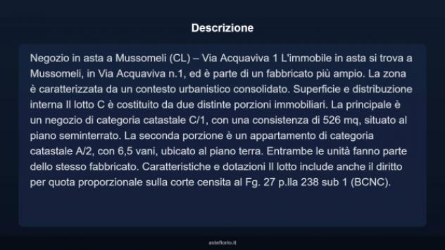Immobile in asta di 526 m² in vendita a Mussomeli - Foto 3