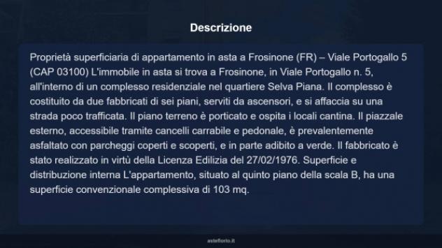 Immobile in asta di 103 m² con più di 5 locali in vendita a Frosinone - Foto 12