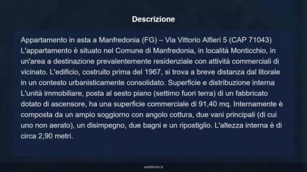 Immobile in asta di 91 m² in vendita a Manfredonia - Foto 11