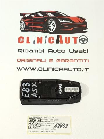 PULSANTIERA ANTERIORE SINISTRA BMW X3 1° Serie 3414355 3411746 M57N306D2 (0410) - Foto 3