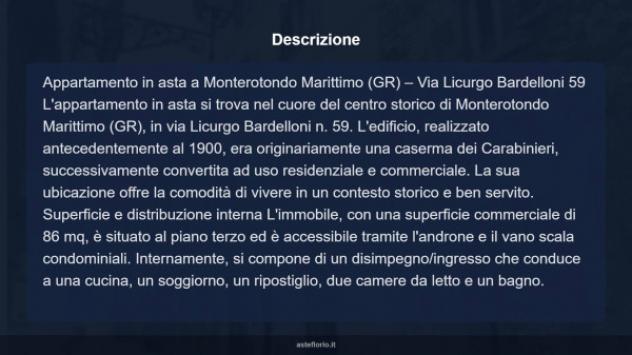 Immobile in asta di 86 m² in vendita a Monterotondo Marittimo - Foto 5