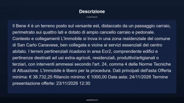Immobile in asta di 90 m² in vendita a San Carlo Canavese - Foto 18