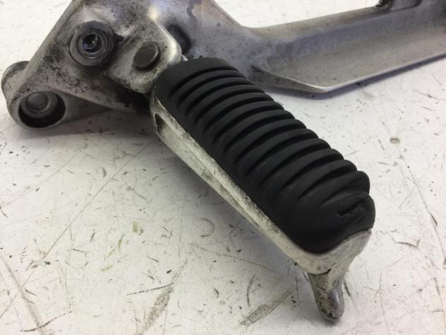 YAMAHA XJ S DIVERSION 600 PEDANA ANTERIORE SINISTRA + SUPPORTO 1992 4BR1 - Foto 3