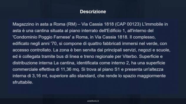 Immobile in asta di 11 m² in vendita a Roma - Foto 4