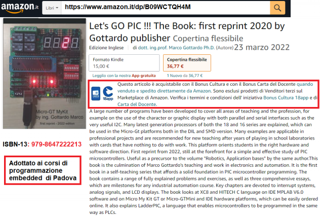 Micro-GT mini scheda programmazione PIC 16F876A - Foto 6