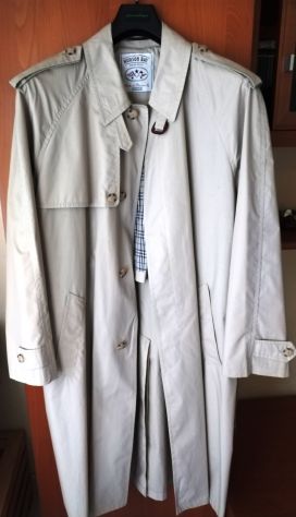 Trench da uomo Hudson Bay Beige Tg 54 Vinage anni ’80 come nuovo - Foto 3