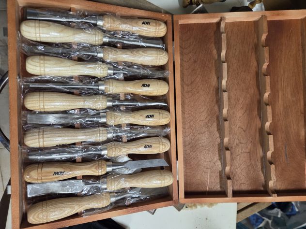 Scattola  legno scalpelli - Foto 2