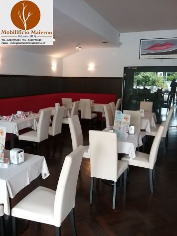 Set Sedie Tavoli Cusio Stile Moderno Per Bar Ristorante Pizzerie Pub - Foto 6
