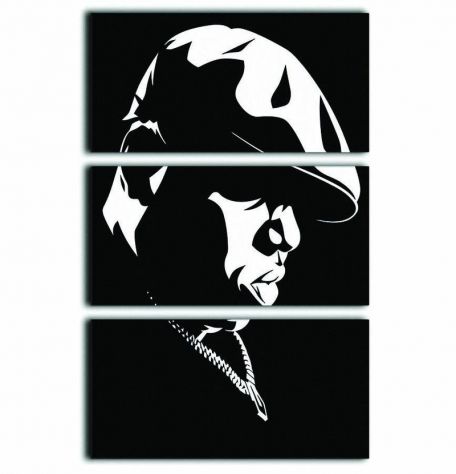 Quadro moderno The Notorious B.I.G. dipinto a mano - Foto 2