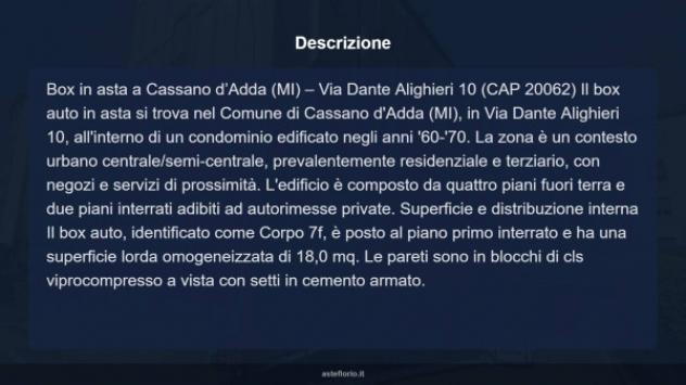 Immobile in asta di 18 m² in vendita a Cassano d'Adda - Foto 7