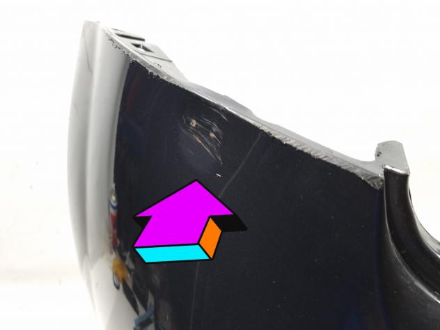 PARAURTI POSTERIORE COMPLETO FIAT Punto EVO 735500302 (0912) - Foto 7