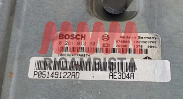 0281013901 Chrysler 300C 3.0 centralina motore Bosch - Foto 2