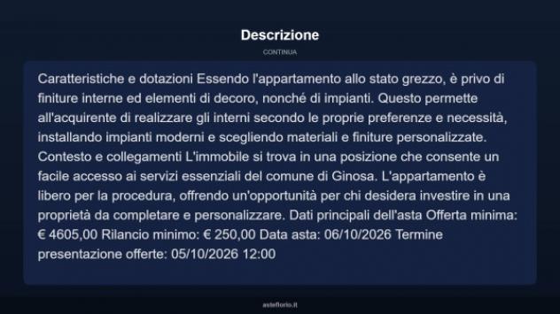 Immobile in asta di 110 m² con più di 5 locali in vendita a Ginosa - Foto 5