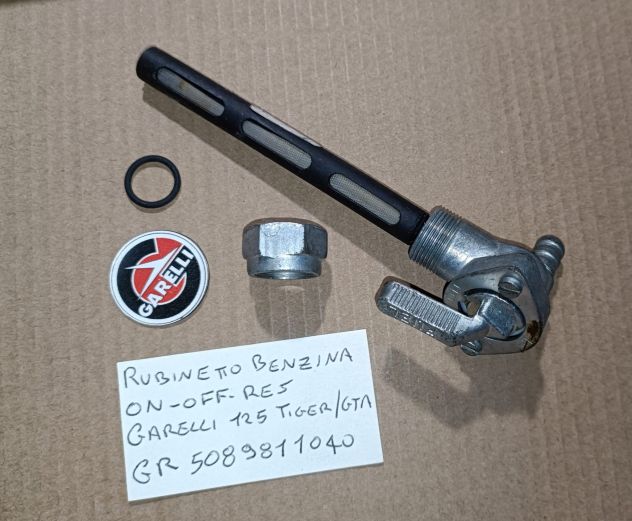 Rubinetto serbatoio benzina moto epoca Garelli Tiger GTA 125 cc GR 5089811040
