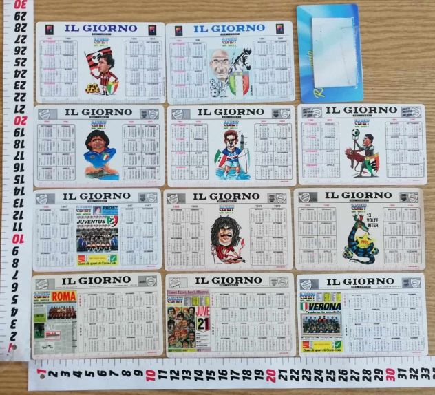 Calendario campionato calcio Serie A 1984-1985 Juventus club Parabiago - Foto 3