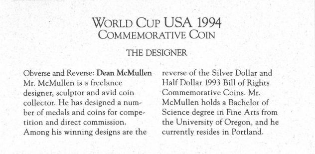 DOLLARO MONDIALI CALCIO USA 1994 - Foto 6