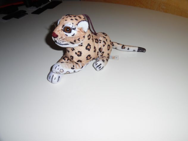 1 PELUCHE FELINO,VINTAGE,MARCA TEOREMA,PER BAMBINI,CANI,CUCCIOLI,SI PUò APPENDER - Foto 3