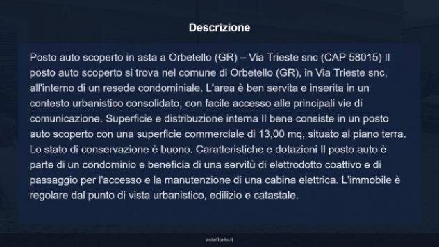 Immobile in asta di 13 m² in vendita a Orbetello - Foto 10