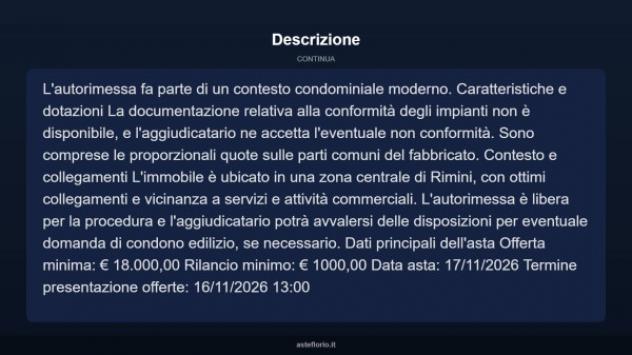 Immobile in asta di 17 m² in vendita a Rimini - Foto 5