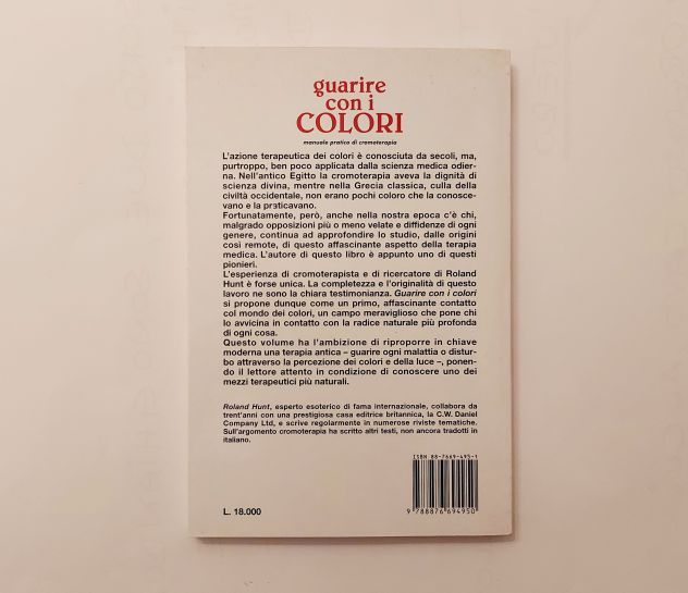 Guarire con i colori.Manuale pratico di cromoterapia di Roland Hunt Ed.MEB, 1996 - Foto 2